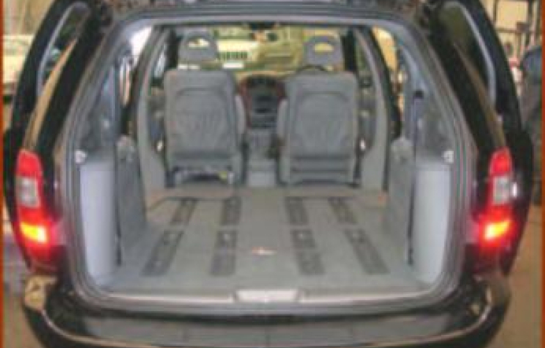 Boot with seats removed