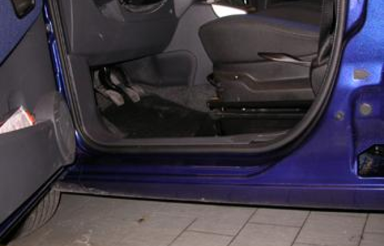 Driver side - footwell