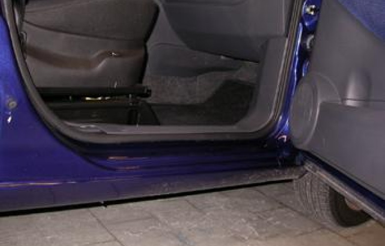 Passenger side - footwell