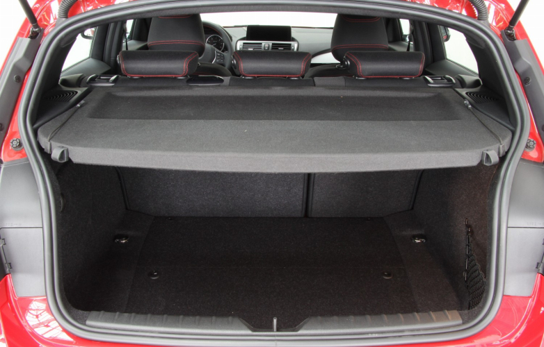 Boot with shelf down