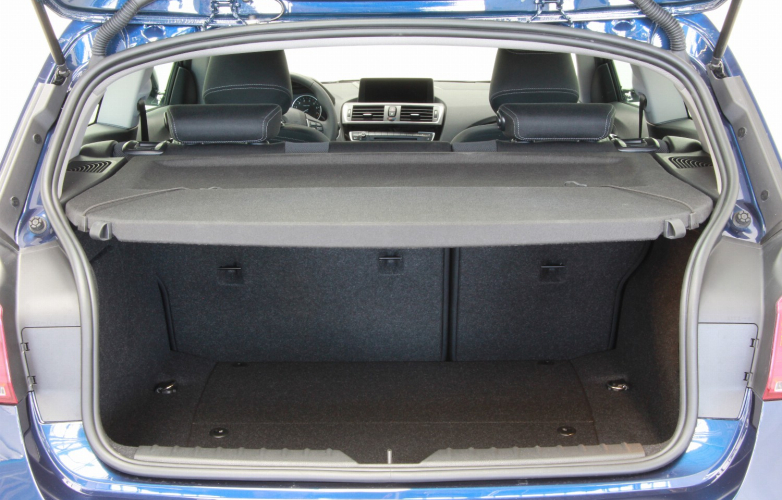 Boot with shelf down