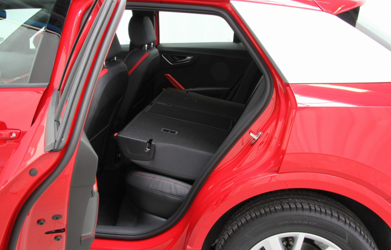 Seats folded