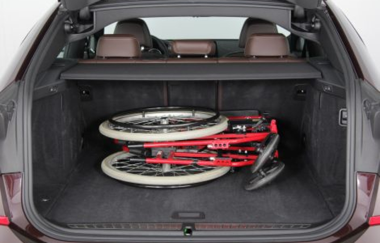 Wheelchair in boot