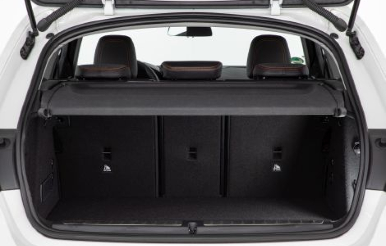Boot with shelf down