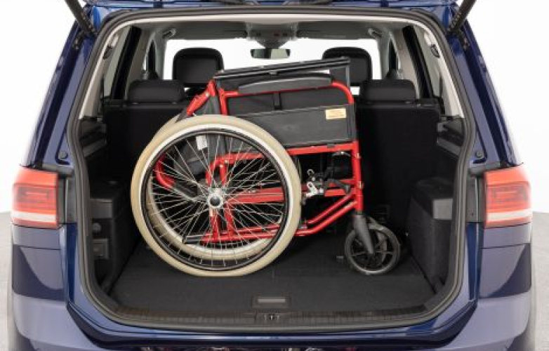 Wheelchair in boot