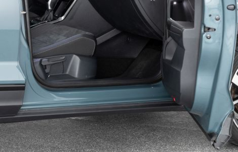 Passenger side - footwell