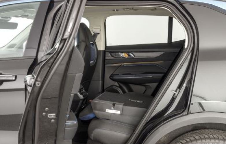 Seats folded