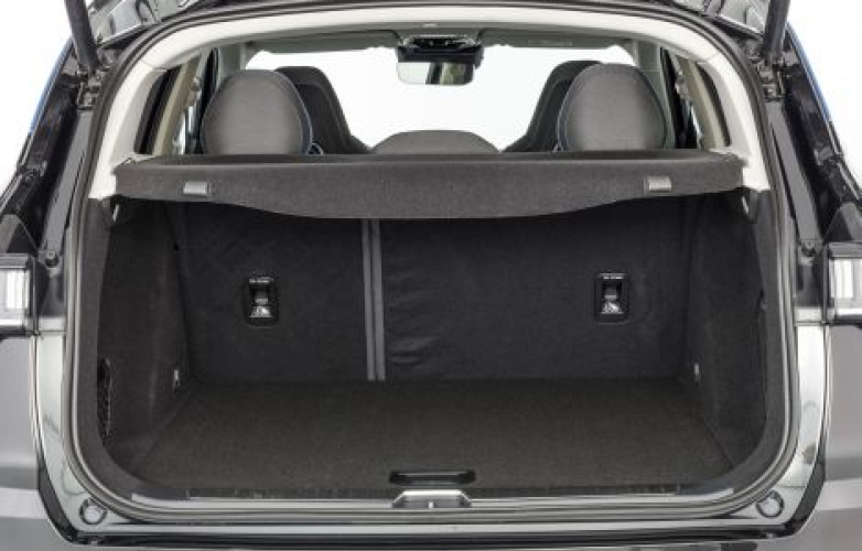 Boot with shelf down