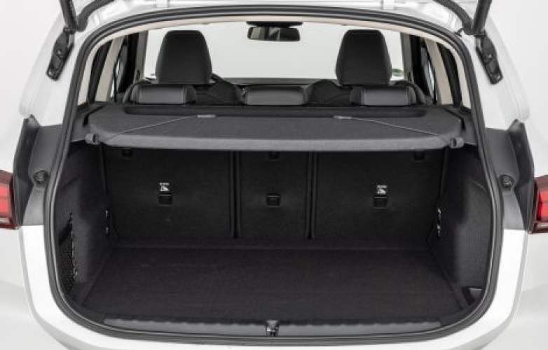 Boot with shelf down
