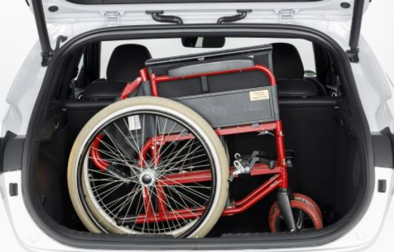 Wheelchair in boot