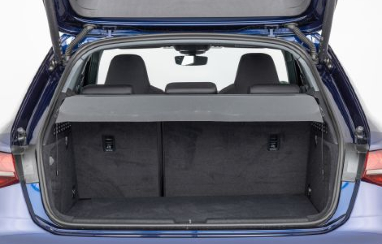 Boot with shelf down