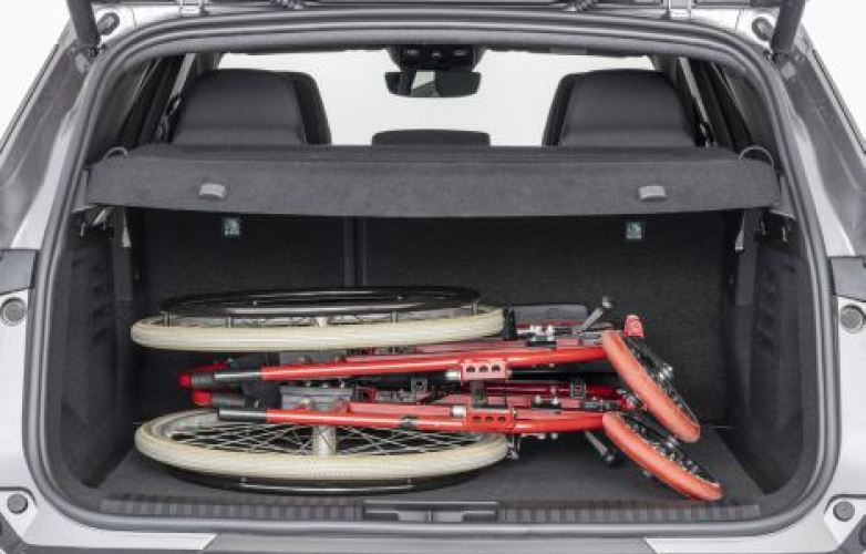 Wheelchair in boot