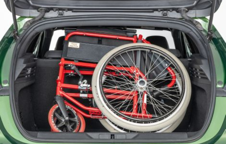 Wheelchair in boot