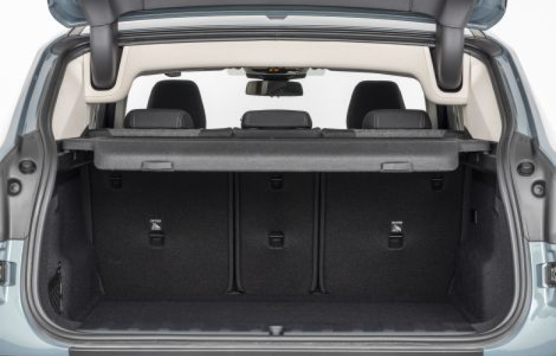 Boot with shelf down
