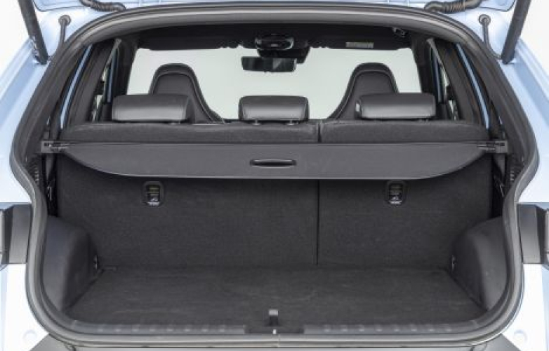Boot with shelf down
