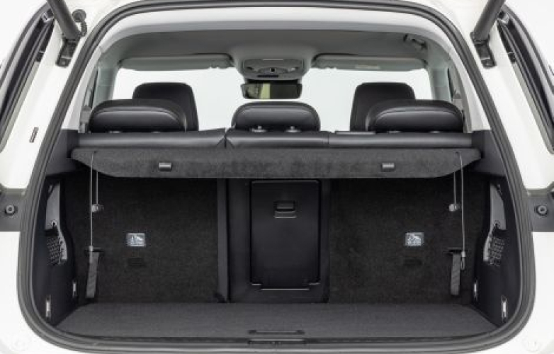 Boot with shelf down