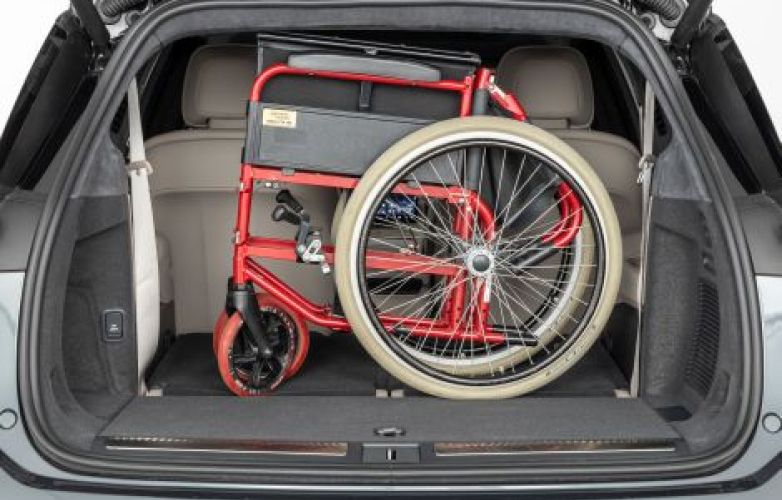 Wheelchair in boot