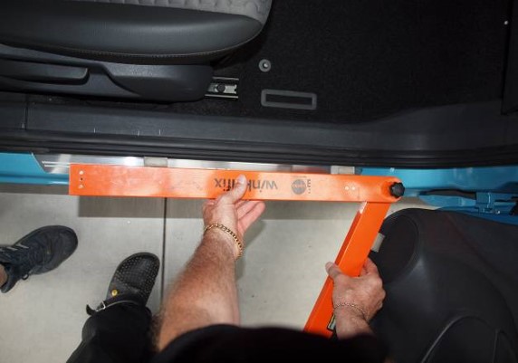 Measuring the door opening angle