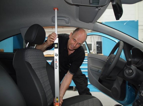 Measuring headroom on driver side