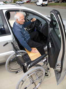 Driver with wooden transfer board