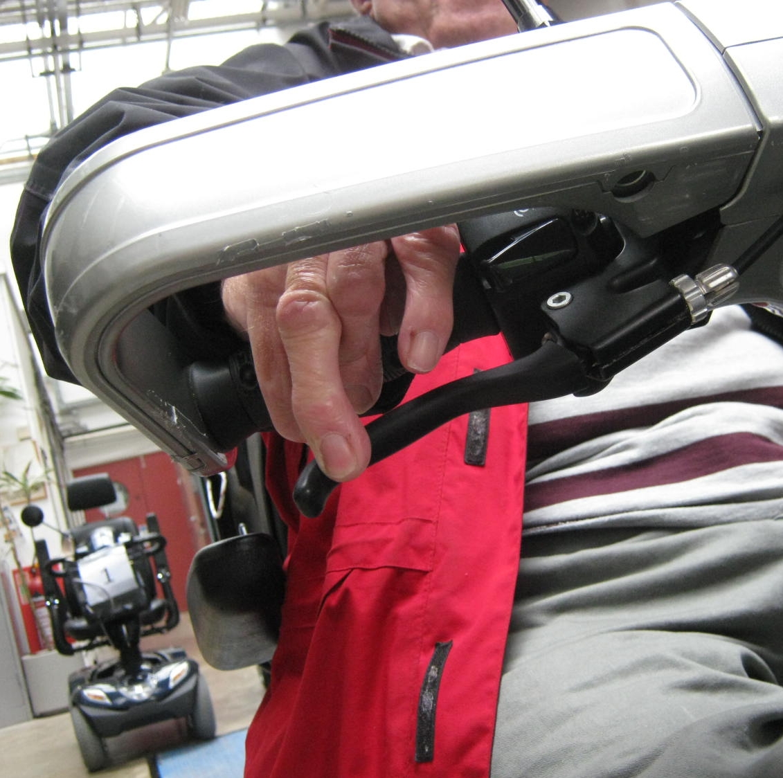 Some mobility scooter brakes can be hard to grip