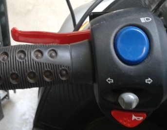 Handbrake on a class 3 mobility scooter